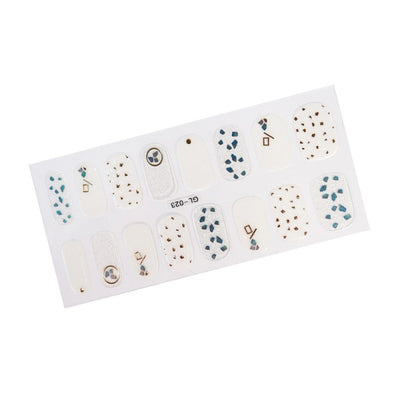 Stickers de Uñas Efecto Ojo de Gato con Detalles Dorados - Image 25