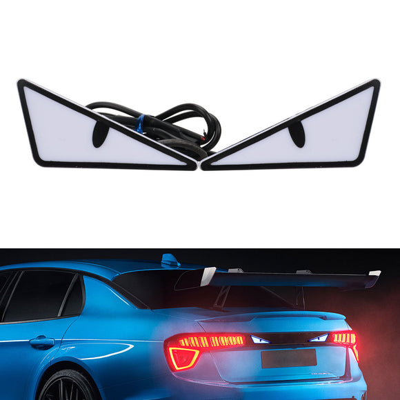 Luces Decorativas Triangulares para Motocicleta - Accesorios LED Modificados