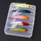 Set de 5 Señuelos Imitación Pez 9 cm - Caja Completa