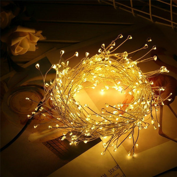 Luces LED de Alambre de Cobre - Guirnalda Decorativa Brillante
