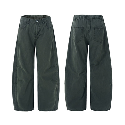 Culotes Retro Americanos Holgados con Pliegues para Hombre - Image 5