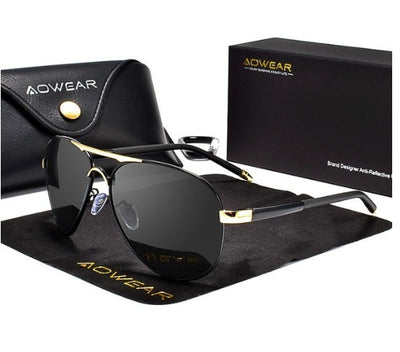 Gafas de Sol Piloto para Hombre - Marco Grande Viaje - Image 6