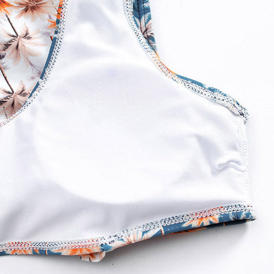 Bikini Retro Europeo Americano con Volantes y Corte Dividido - Image 8
