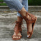 Sandalias Planas Estilo Romano Tallas Grandes - Cómodas y Versátiles