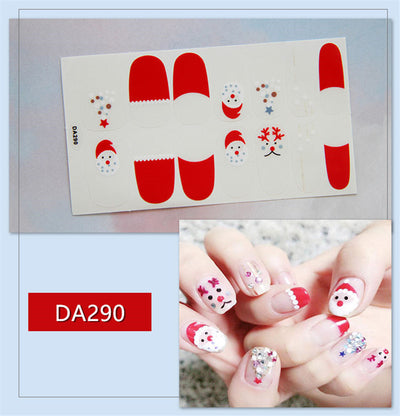 Láminas de Esmalte de Uñas Navideñas - Diseños Viral Red Net - Image 17