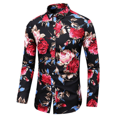 Camisa de Manga Larga con Estampado en Solapa - Image 10