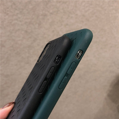 Funda Tejida para Celular Verde Oscuro - Image 4