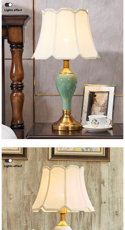 Lámpara de Mesa Cerámica para Dormitorio - Diseño Creativo Moderno - Image 6