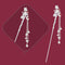 Four Beauties Sterling Plateado Antique Hairpin Peach blossom