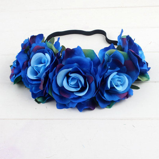 Paquete de Rosas Xinxin con Tela Aterciopelada Rojo - Diadema Nupcial DIY con Anillo Floral - Image 6