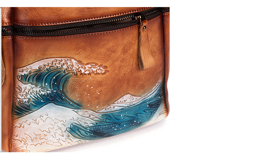 Mochila para Mujer de Gran Capacidad con Diseño Retro Degradado - Image 11