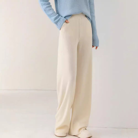Pantalón de Punto Cintura Alta Grueso Multiuso - Image 12