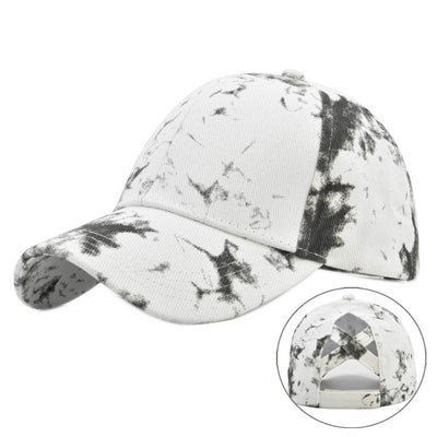 Gorra de Béisbol con Diseño Tie Dye Cruzado para Mujer - Image 4
