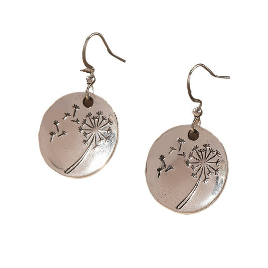 Aretes Retro Diente de León Redondos Simples - Image 5