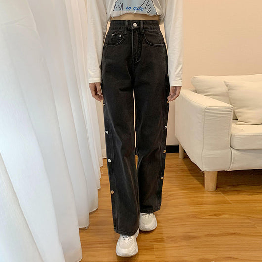 Pantalones Rectos Anchos y Ligeros para Mujer - Image 5
