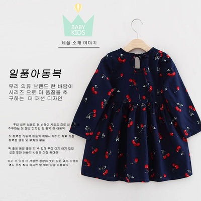 Vestido Infantil Floral con Estampado Adorable - Image 6