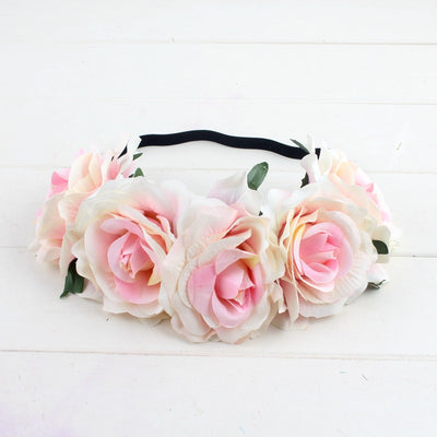 Paquete de Rosas Xinxin con Tela Aterciopelada Rojo - Diadema Nupcial DIY con Anillo Floral - Image 9