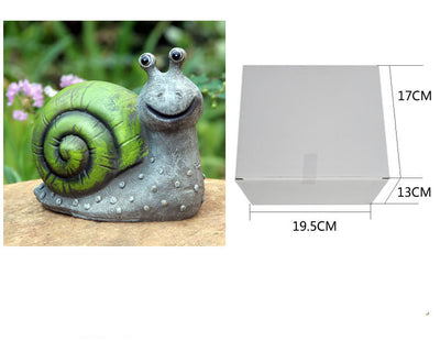 Lámpara Solar Decorativa de Resina para Jardín - Image 18