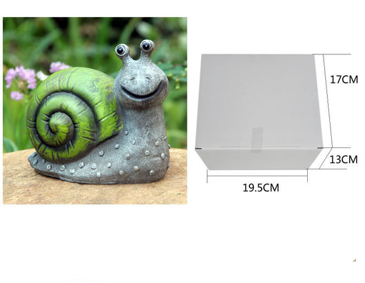 Lámpara Solar Decorativa de Resina para Jardín - Image 18