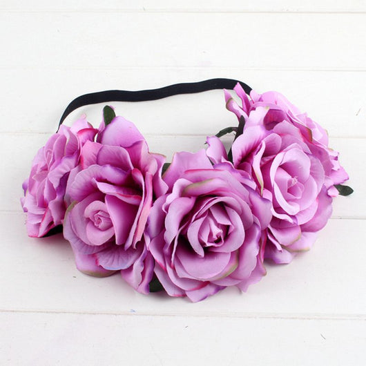 Paquete de Rosas Xinxin con Tela Aterciopelada Rojo - Diadema Nupcial DIY con Anillo Floral - Image 4