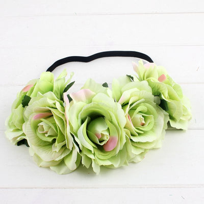 Paquete de Rosas Xinxin con Tela Aterciopelada Rojo - Diadema Nupcial DIY con Anillo Floral - Image 3