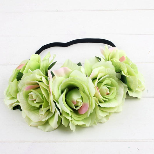 Paquete de Rosas Xinxin con Tela Aterciopelada Rojo - Diadema Nupcial DIY con Anillo Floral - Image 3
