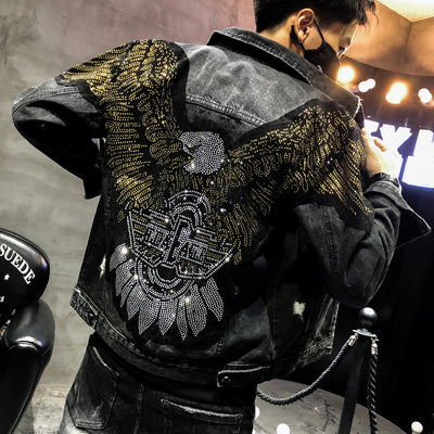 Chaqueta de Mezclilla Eagle Hot Drill para Hombre - Image 10
