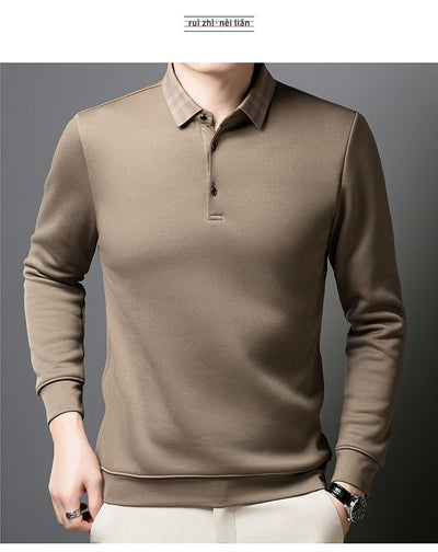 Chompa Polar Suelta para Hombre Otoño Invierno - Cuello Solapa Versátil - Image 39
