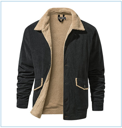 Chaqueta de Cachemira Gruesa para Hombre - Corte Holgado y Casual - Image 20