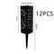Warm Light Solar Lawn Lamp 12 Piezas