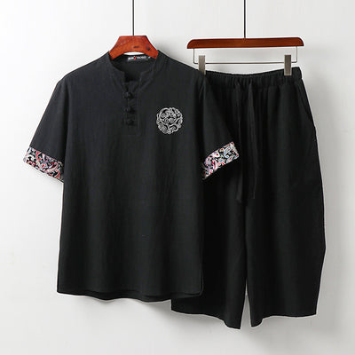 Traje de Lino Manga Corta para Hombre - Colección Verano Ultraligero - Image 10