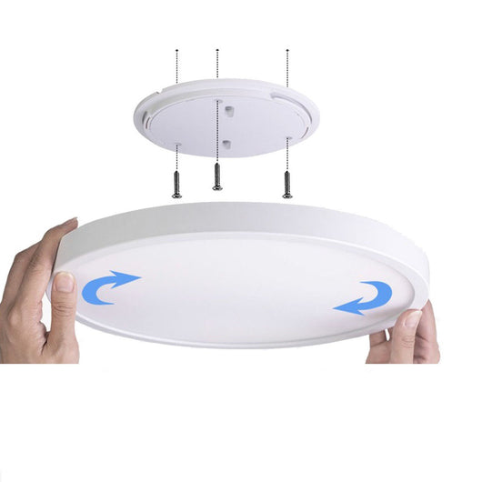 Lámpara de Techo LED Slim Regulable con Control de Perilla - Image 3