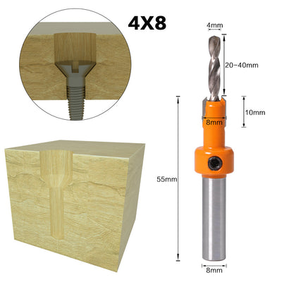 Tornillo Autorroscante de Cabeza Aleada con Broca Escalonada para Madera - Image 30
