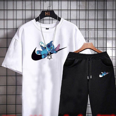 Conjunto Casual Coreano para Hombre: Playera y Shorts de Moda - Image 37