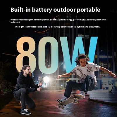 Luz de Relleno COB 80W Portátil de Alta Potencia - Image 3