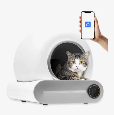 Arenero Automático Inteligente para Gatos con Tecnología de Limpieza Automática - Image 7