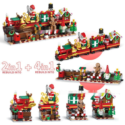Set de 24 Bloques de Construcción Escenas Navideñas en Caja Sorpresa Compatible - Image 4