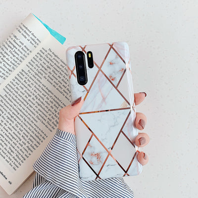 Funda de Mármol Electrochapado para Celular - Image 14