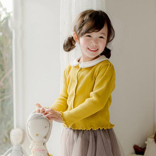 Suéter de Algodón para Niños - Chaqueta Estilo Coreano