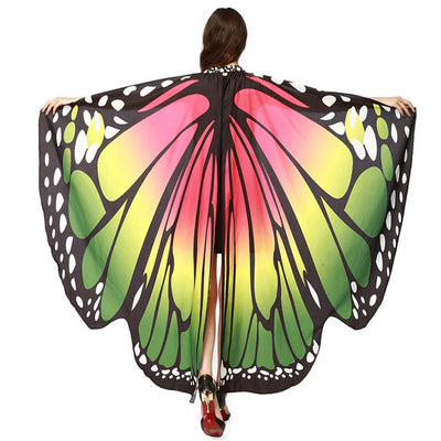 Toalla de Playa Chiffón Estampada con Mariposas - Image 14