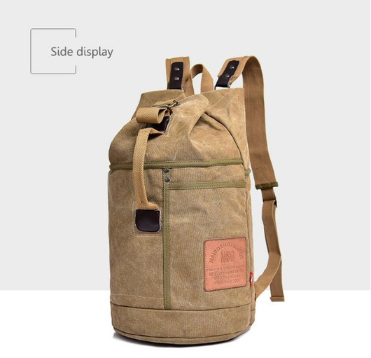 Mochila de Lona Estampada con Gran Capacidad - Image 6
