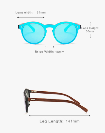 Gafas de Sol con Diseño Textura Madera - Image 2