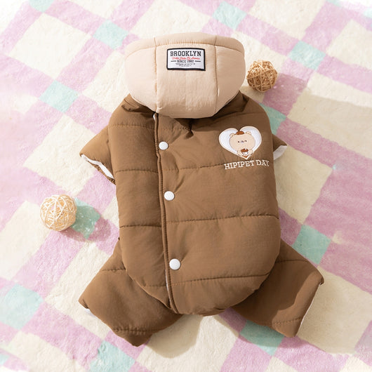 Abrigo Térmico para Corgi con Capucha Removible - Ropa de Invierno para Perros Medianos - Image 7