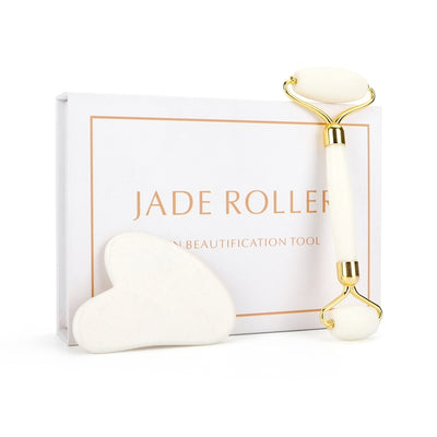 Rodillo de Cuarzo Rosa y Jade para Masaje Facial Reafirmante - Image 16