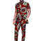 Conjunto de Traje Africano en Algodón para Hombre con Camisa y Pantalón de Manga Larga