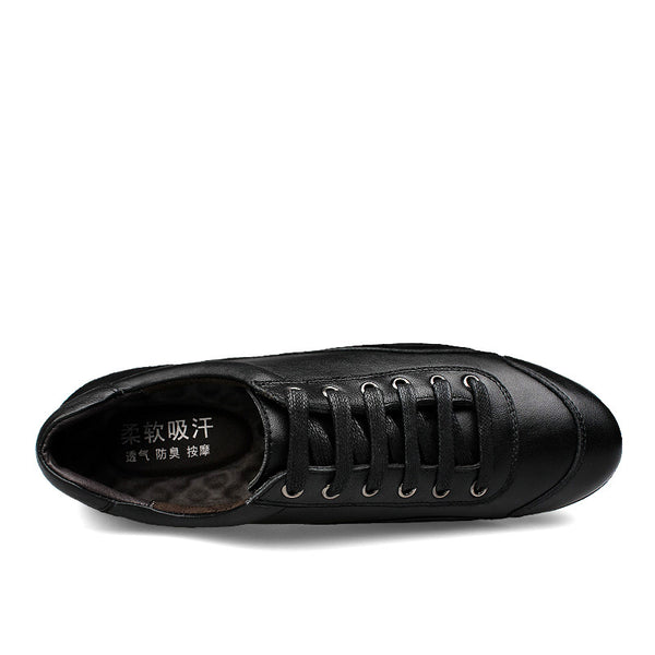 Zapatos Casuales para Hombre en Cuero Genuino y Algodón