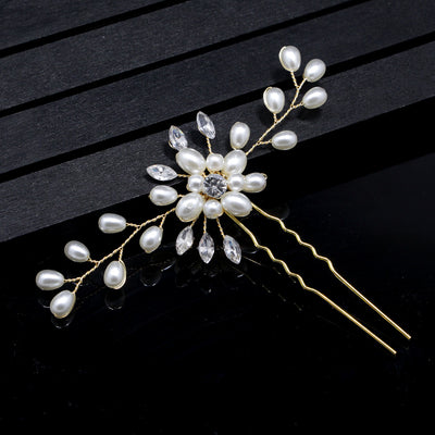 Pasador de Novia Coreano Hecho a Mano con Perlas y Cristales - Accesorio Nupcial Premium - Image 5