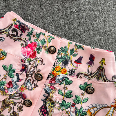 Conjunto de Blusa con Volantes y Falda Talle Alto - Image 30