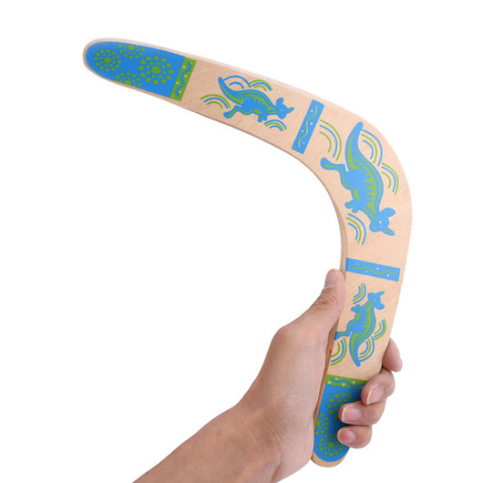 Juguete Boomerang en V de Madera Curva - Image 6