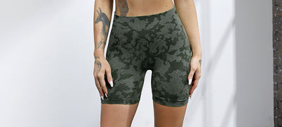 Conjunto Deportivo Mujer: Sostén Deportivo + Short Levantacaderas Yoga Sin Costuras - Image 14